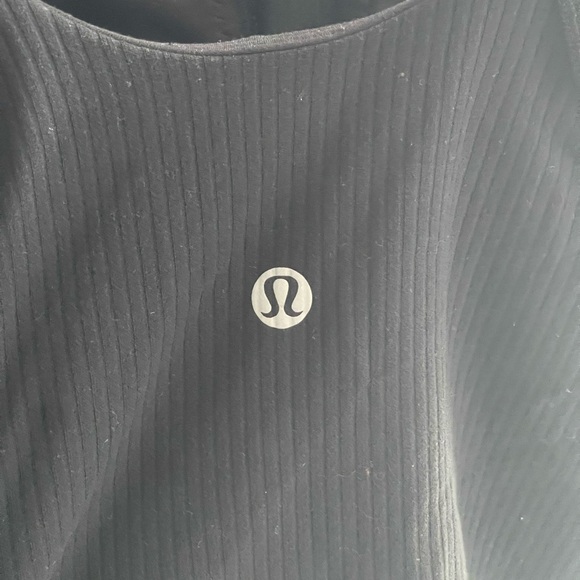 Lululemon Align Ribbed Henley Buttons Crop Tank Top Black 2023 Style: W1EKUS 4 - Picture 5 of 6